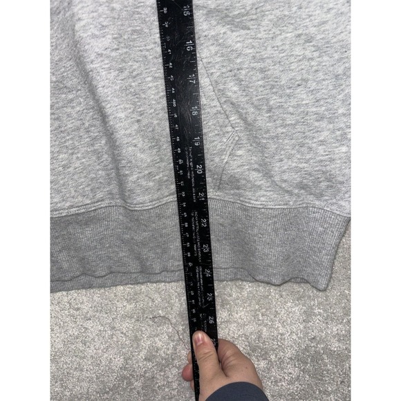 Under Armour women's UA Hustle Fleece Hoodie Sweater Grey Heather Medium EUC‎ - Picture 5 of 6